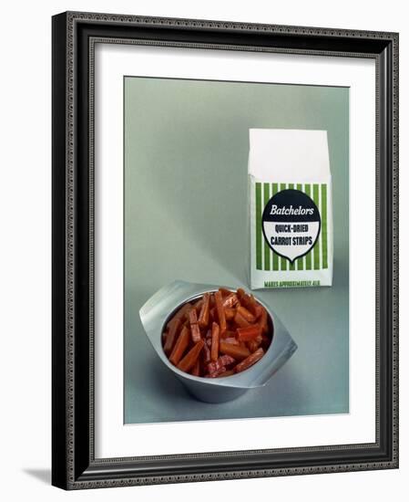 Batchelors Quick Dried Carot Strips, 1966-Michael Walters-Framed Photographic Print