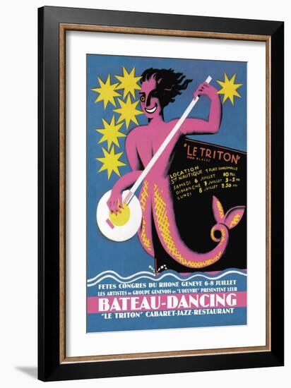 Bateau Dancing-null-Framed Art Print