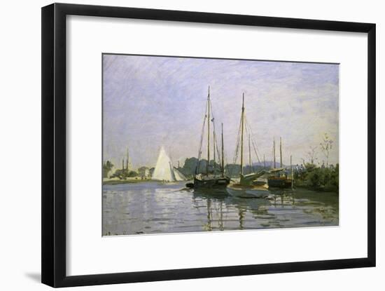 Bateau de Plaisance, Argenteuil-Claude Monet-Framed Giclee Print