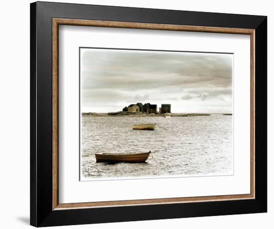 Bateau Flottant-Joane Mcdermott-Framed Art Print