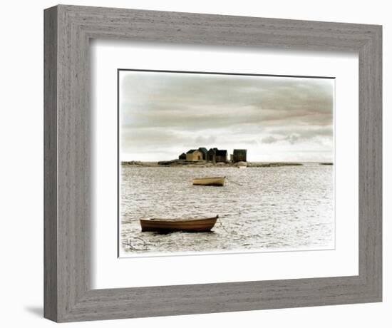 Bateau Flottant-Joane Mcdermott-Framed Art Print