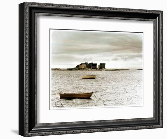 Bateau Flottant-Joane Mcdermott-Framed Art Print