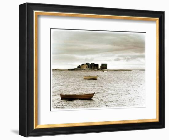 Bateau Flottant-Joane Mcdermott-Framed Art Print