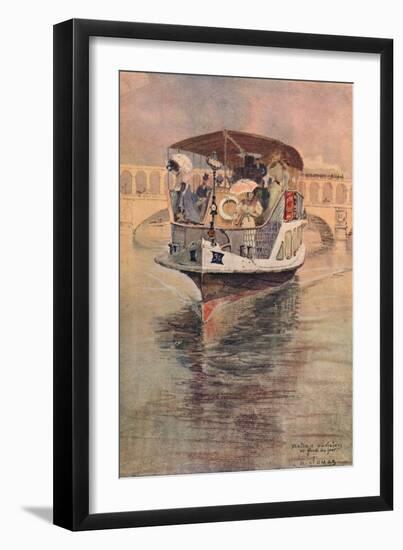 Bateau-Parisien at the Point Du Jour, 1915-Charles Jouas-Framed Giclee Print