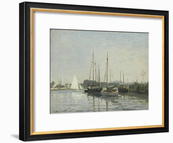 Bateaux de plaisance ,Argenteuil-Claude Monet-Framed Giclee Print