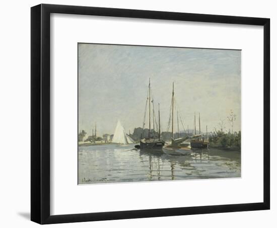 Bateaux de plaisance ,Argenteuil-Claude Monet-Framed Giclee Print