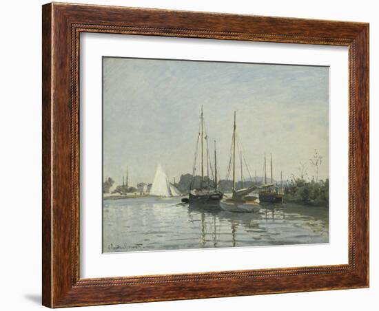 Bateaux de plaisance ,Argenteuil-Claude Monet-Framed Giclee Print