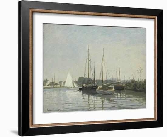 Bateaux de plaisance ,Argenteuil-Claude Monet-Framed Giclee Print