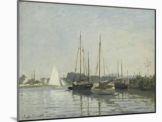 Bateaux de plaisance ,Argenteuil-Claude Monet-Mounted Giclee Print