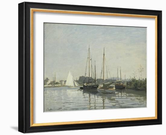 Bateaux de plaisance ,Argenteuil-Claude Monet-Framed Giclee Print