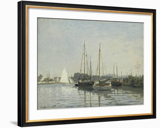 Bateaux de plaisance ,Argenteuil-Claude Monet-Framed Giclee Print