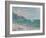 Bateaux Devant Les Falaises De Pourville, 1882-Claude Monet-Framed Giclee Print