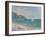 Bateaux Devant Les Falaises De Pourville, 1882-Claude Monet-Framed Giclee Print