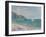 Bateaux Devant Les Falaises De Pourville, 1882-Claude Monet-Framed Giclee Print