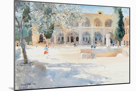 Batei Mahase Square, Old Jerusalem, 2019 (W/C on Paper)-Lucy Willis-Mounted Giclee Print