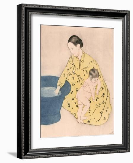 Bath, 1891-Mary Cassatt-Framed Giclee Print