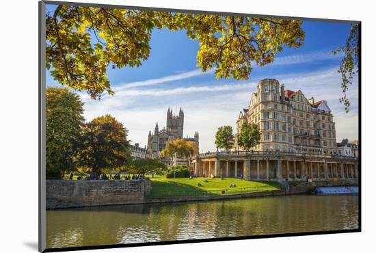 Bath Abbey, Bath, UNESCO World Heritage Site, Avon, Somerset, England, United Kingdom, Europe-Billy Stock-Mounted Photographic Print