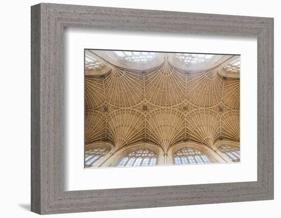 Bath Abbey Ceiling, Bath, Avon and Somerset, England, United Kingdom, Europe-Matthew Williams-Ellis-Framed Photographic Print