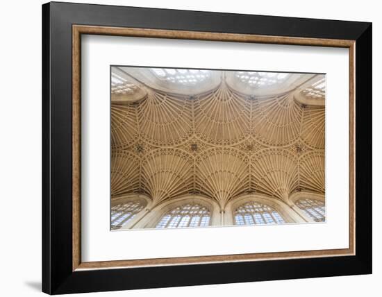 Bath Abbey Ceiling, Bath, Avon and Somerset, England, United Kingdom, Europe-Matthew Williams-Ellis-Framed Photographic Print