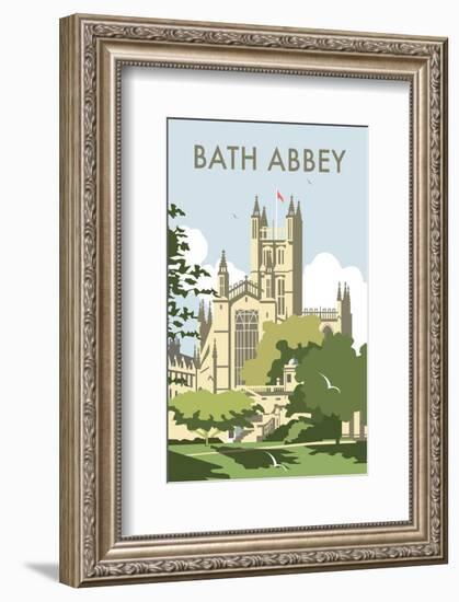 Bath Abbey - Dave Thompson Contemporary Travel Print-Dave Thompson-Framed Giclee Print
