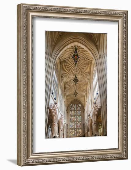 Bath Abbey Interior, Bath, Avon and Somerset, England, United Kingdom, Europe-Matthew Williams-Ellis-Framed Photographic Print