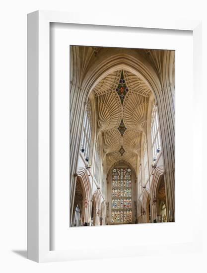 Bath Abbey Interior, Bath, Avon and Somerset, England, United Kingdom, Europe-Matthew Williams-Ellis-Framed Photographic Print