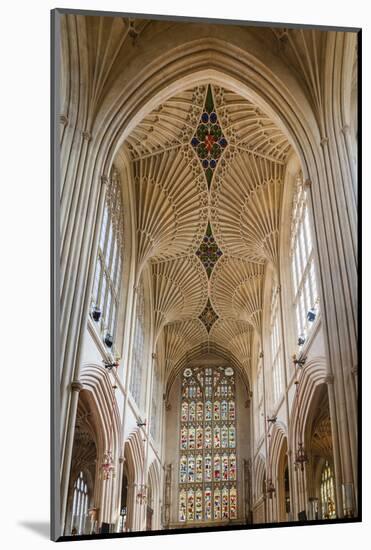 Bath Abbey Interior, Bath, Avon and Somerset, England, United Kingdom, Europe-Matthew Williams-Ellis-Mounted Photographic Print