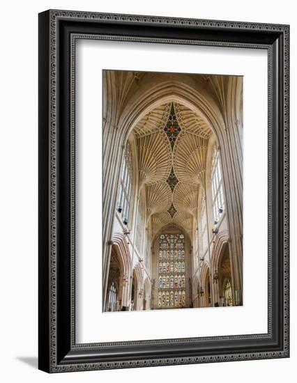 Bath Abbey Interior, Bath, Avon and Somerset, England, United Kingdom, Europe-Matthew Williams-Ellis-Framed Photographic Print