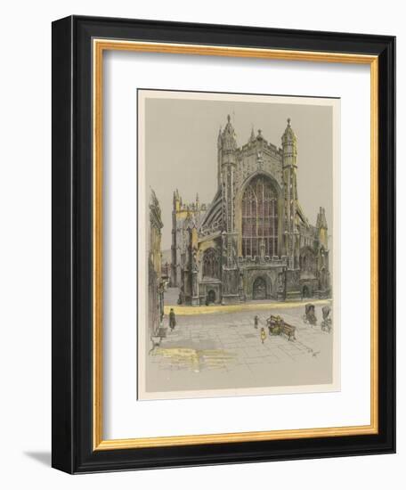 Bath Abbey-Cecil Aldin-Framed Art Print