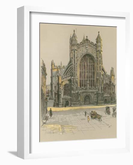 Bath Abbey-Cecil Aldin-Framed Giclee Print