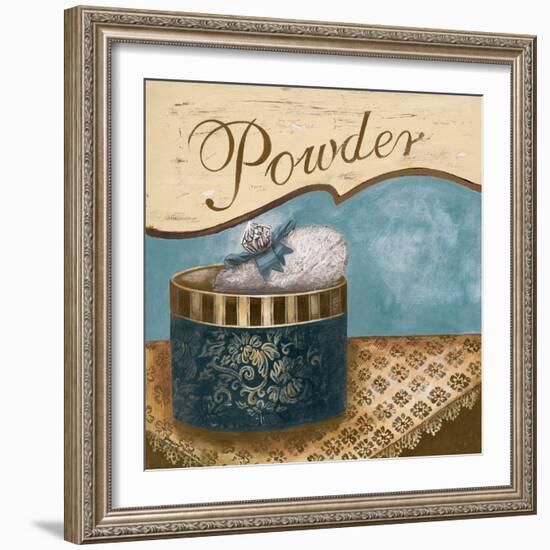 Bath Accessories I - Blue Powder-Gregory Gorham-Framed Art Print