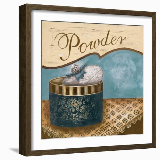 Bath Accessories I - Blue Powder-Gregory Gorham-Framed Art Print