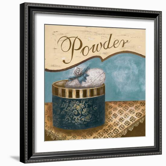 Bath Accessories I - Blue Powder-Gregory Gorham-Framed Art Print