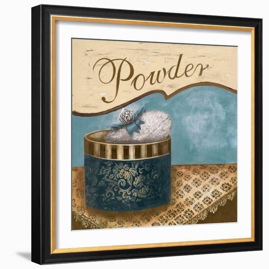 Bath Accessories I - Blue Powder-Gregory Gorham-Framed Art Print