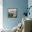 Bath Accessories I - Blue Powder-Gregory Gorham-Framed Stretched Canvas displayed on a wall