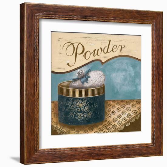 Bath Accessories I - Blue Powder-Gregory Gorham-Framed Art Print