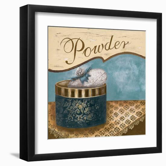 Bath Accessories I - Blue Powder-Gregory Gorham-Framed Art Print