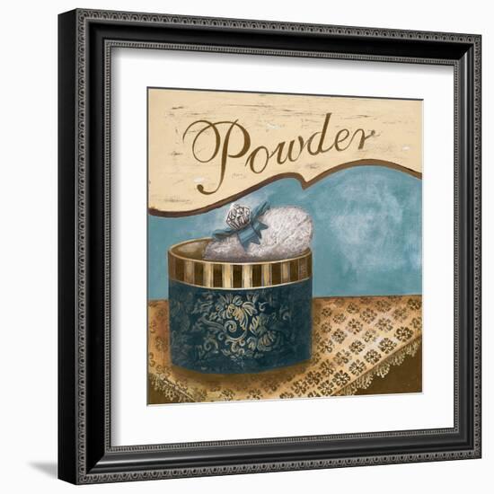 Bath Accessories I - Blue Powder-Gregory Gorham-Framed Art Print