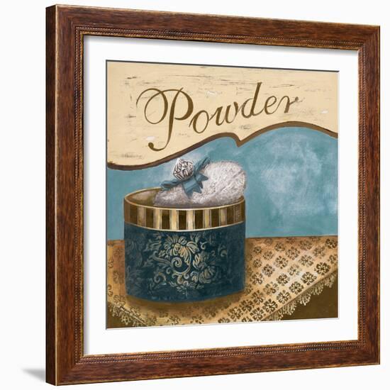 Bath Accessories I - Blue Powder-Gregory Gorham-Framed Premium Giclee Print