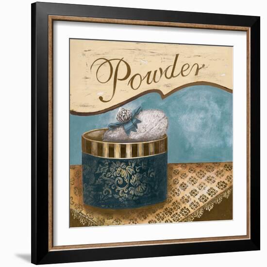 Bath Accessories I - Blue Powder-Gregory Gorham-Framed Premium Giclee Print