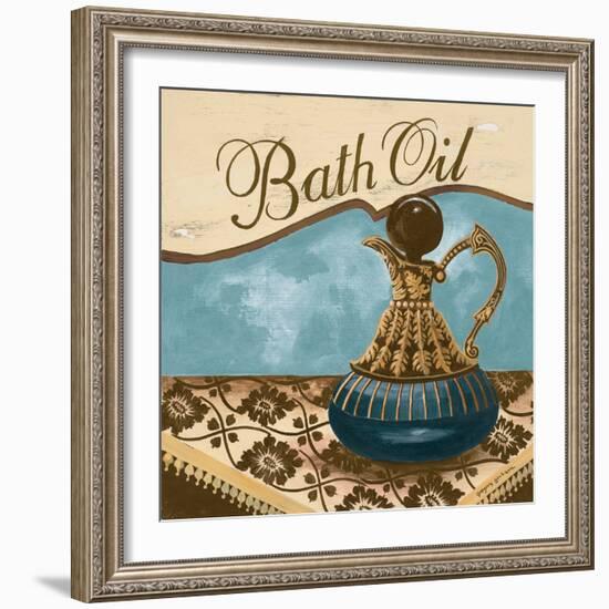 Bath Accessories II - Blue Bath Oil-Gregory Gorham-Framed Premium Giclee Print