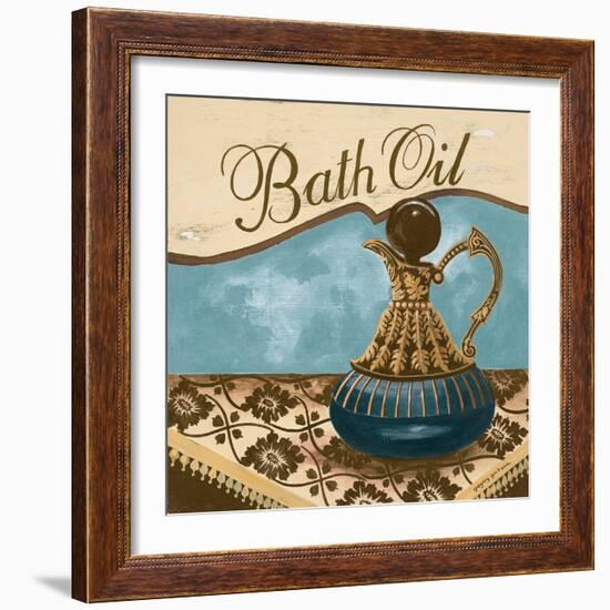 Bath Accessories II - Blue Bath Oil-Gregory Gorham-Framed Premium Giclee Print