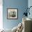 Bath Accessories II - Blue Bath Oil-Gregory Gorham-Framed Premium Giclee Print displayed on a wall