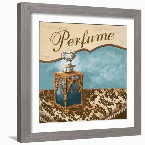 Bath Accessories III - Blue Perfume-Gregory Gorham-Framed Art Print