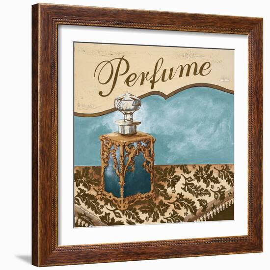 Bath Accessories III - Blue Perfume-Gregory Gorham-Framed Art Print