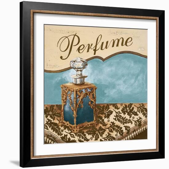 Bath Accessories III - Blue Perfume-Gregory Gorham-Framed Art Print