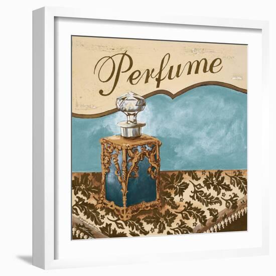 Bath Accessories III - Blue Perfume-Gregory Gorham-Framed Art Print