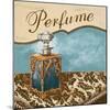 Bath Accessories III - Blue Perfume-Gregory Gorham-Mounted Art Print