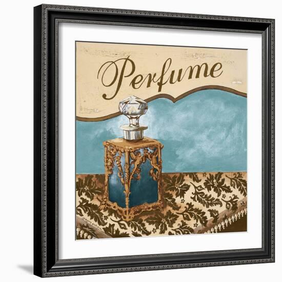 Bath Accessories III - Blue Perfume-Gregory Gorham-Framed Art Print