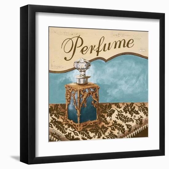 Bath Accessories III - Blue Perfume-Gregory Gorham-Framed Art Print